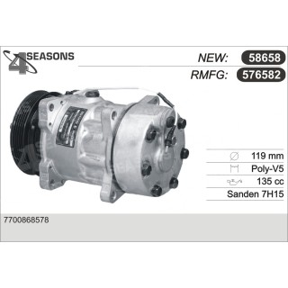 576582  COMPRESOR  RENAULT SAFRANE