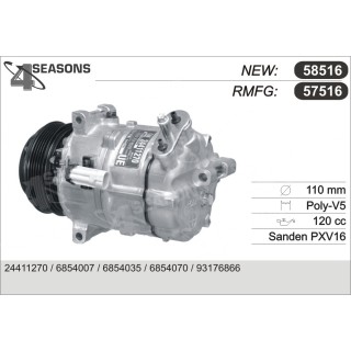 57516  COMPRESOR  OPEL VECTRA