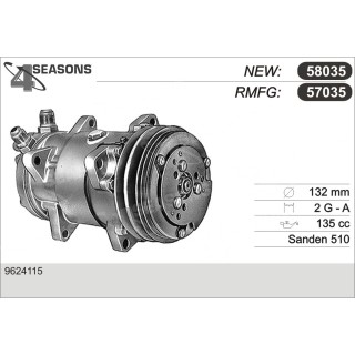 57035  COMPRESOR  COMBINE HARVESTER DRONINGBORG