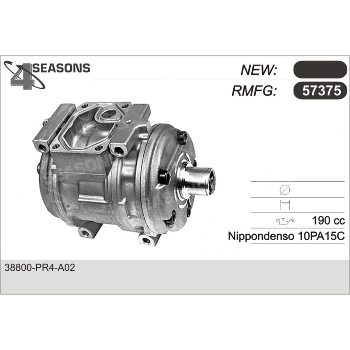 57375  COMPRESOR  HONDA NSX