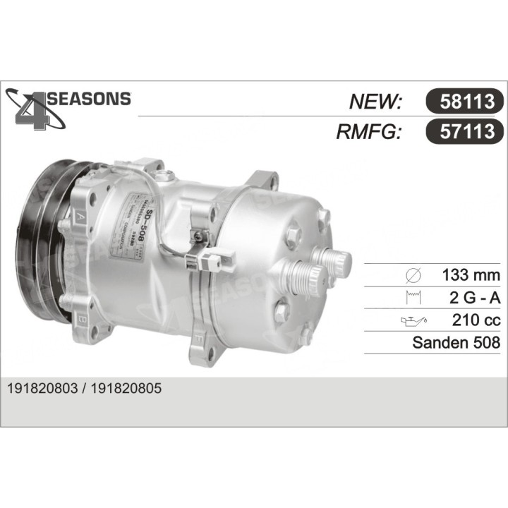 57113  COMPRESOR   VW