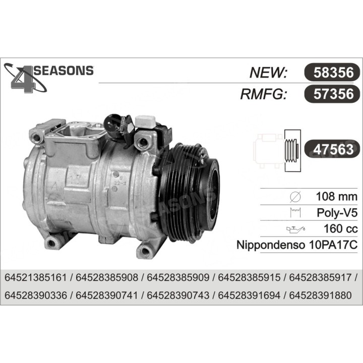 57356  COMPRESOR  BMW