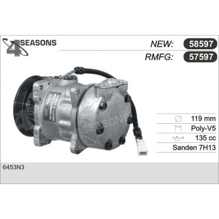 57597  COMPRESOR  CITROËN AX II/ZX/205/306