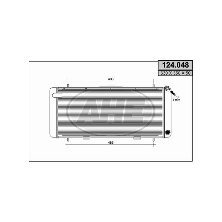 124048  Rad. ROVER Landrover 110