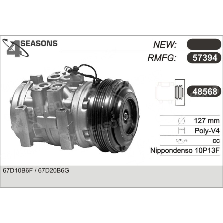 57394  COMPRESOR  MAZDA 323/FORD