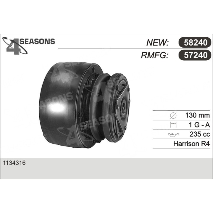 57240  COMPRESOR   GM TRUCKS