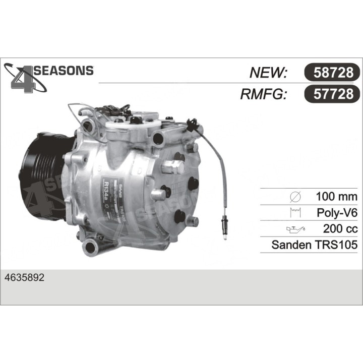 57728  COMPRESOR  SAAB 9.3 98-