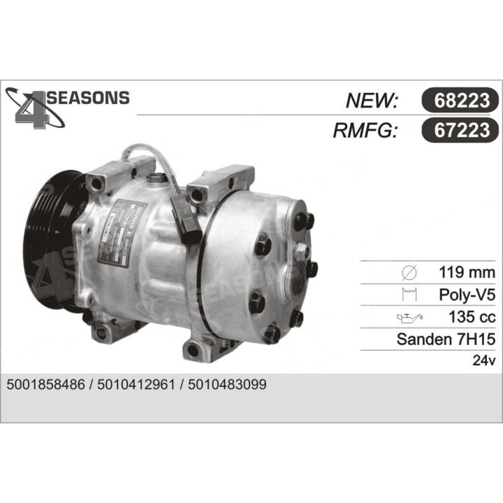 67223  COMPRESOR  RVI PREMIUM / KERAX