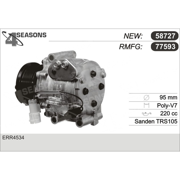 77593  COMPRESOR  RANGE ROVER 2 94-02