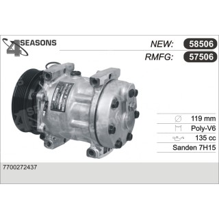 57506  COMPRESOR  RENAULT CLIO