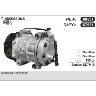 67531  COMPRESOR  CHRYSLER VOYAGER