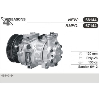 67144  COMPRESOR   FIAT MAREA / LANCIA DEDRA