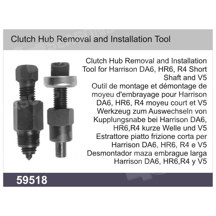 59518  COMPRESSOR TOOL - CLUTCH HUB REMOVAL AND INSTALLAT