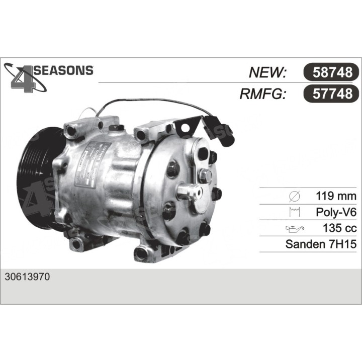 57748  COMPRESOR  RENAULT/VOLVO S/V40 1.9 TDI