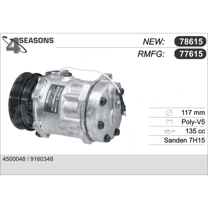 77615 Cmp Rem OPEL/RENAULT Movano/Master 2.5D/2.8DTi 07.98-10.01