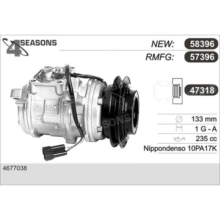 57396  COMPRESOR  CHRYSLER VOYAGER