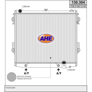 130304  Rad. TOYOTA Land Cruiser 4.7 +/-AC M/AT 07-08