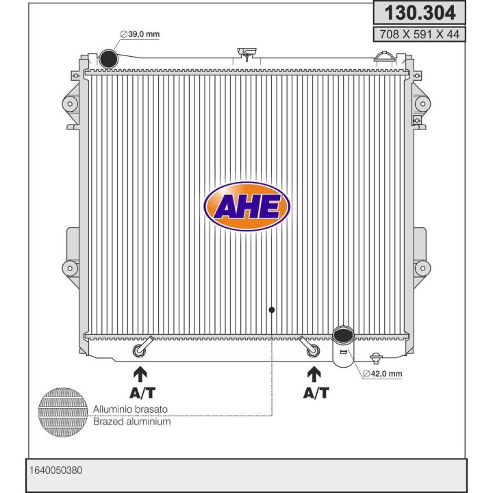 130304  Rad. TOYOTA Land Cruiser 4.7 +/-AC M/AT 07-08
