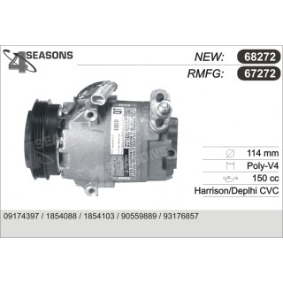 67272  COMPRESOR  OPEL ASTRA