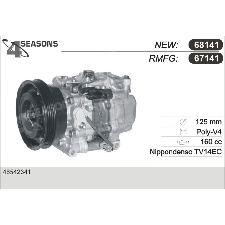 67141  COMPRESOR  FIAT 1.7 TD