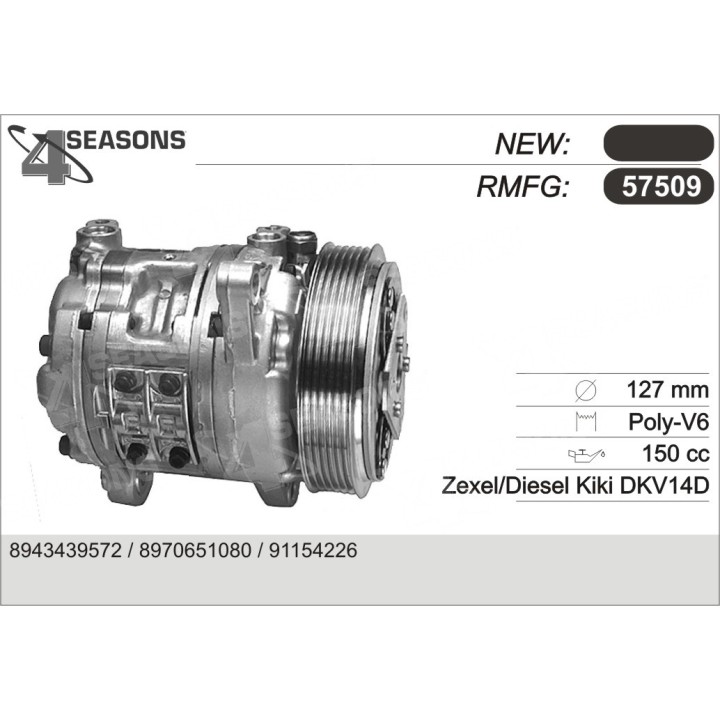 57509  COMPRESOR  GEO/ISUZU