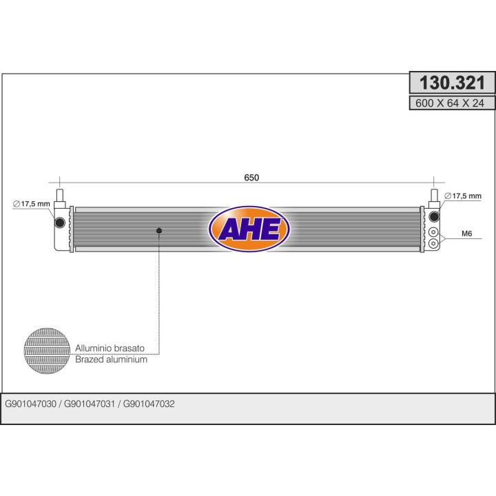 130321  RAD Sup. TOYOTA Auris/Prius 1.8Hybrid +/-AC AT  07