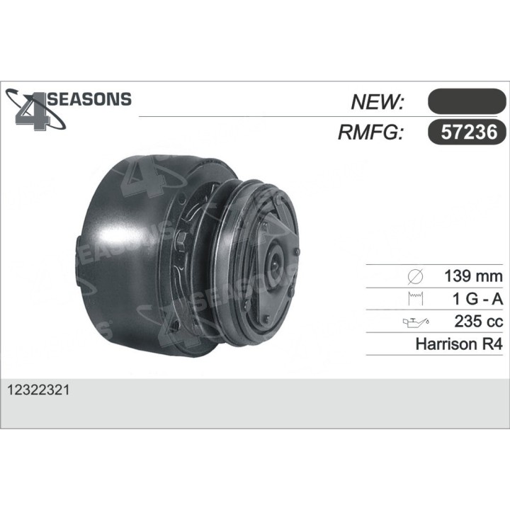 57236  COMPRESOR  BUICK/CHEVRO/OLDS/PONTIAC