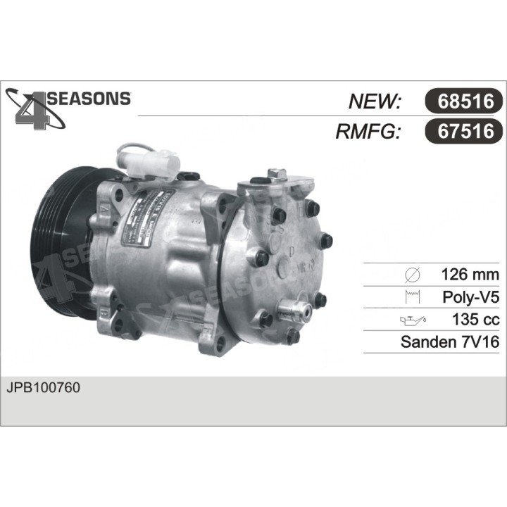 67516  COMPRESOR  ROVER 200/400 I-II