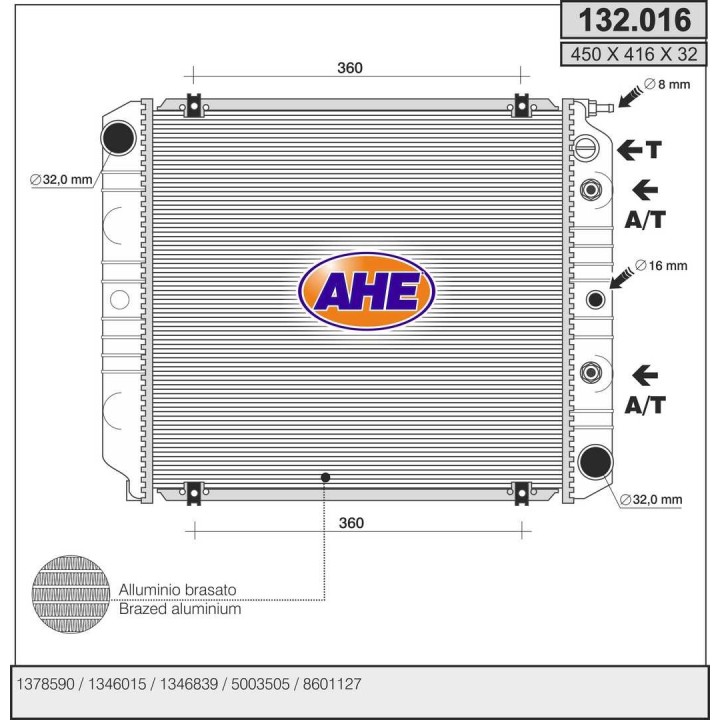 132016  Rad. VOLVO 740 2.0 AT 84-