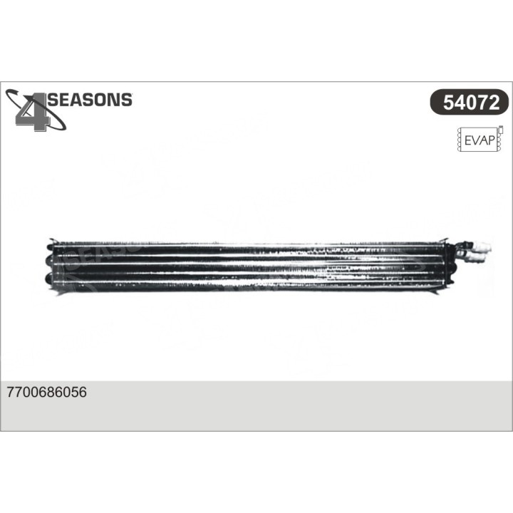 54072  EVAPORATOR RENAULT AGRI ME SERIES