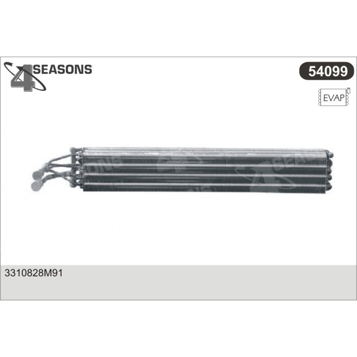 54099  EVAPORATOR MASSEY FERGUSON 3600 SERIES