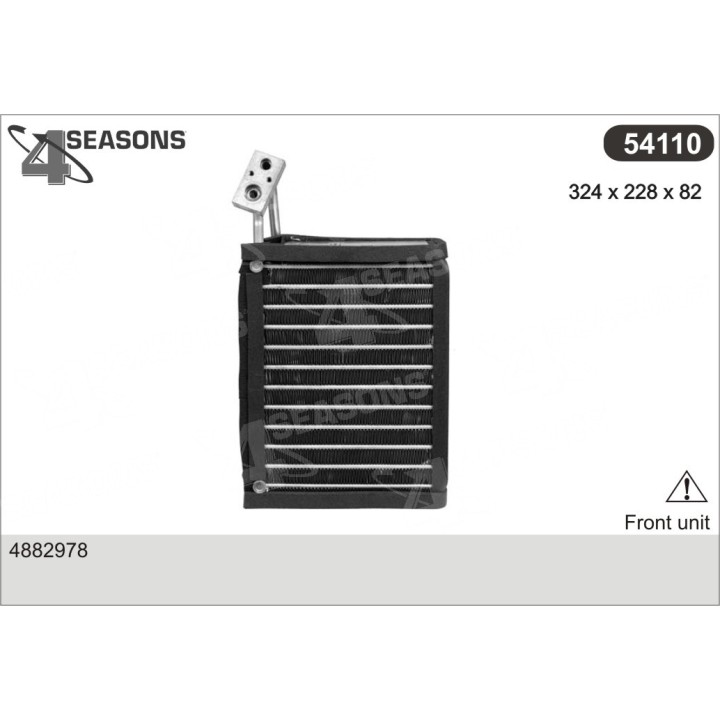54110  EVAPORATOR CHRYSLER/DODGE/PLYMOUTH TRUCKS