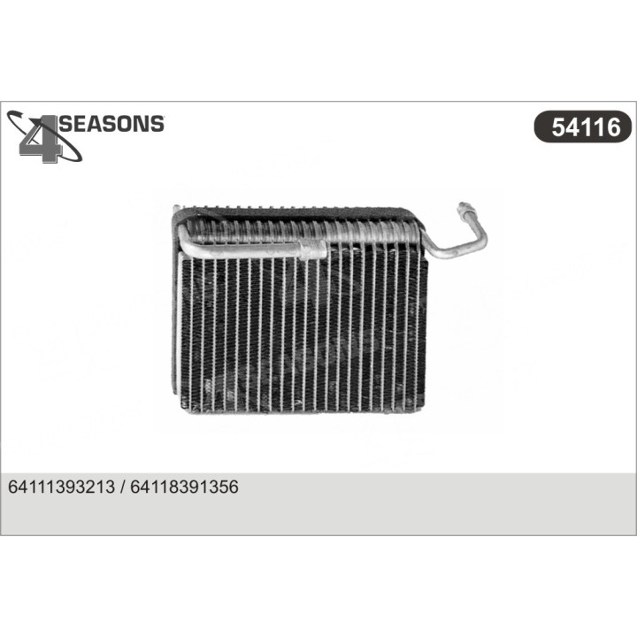 54116  EVAPORATOR BMW E36