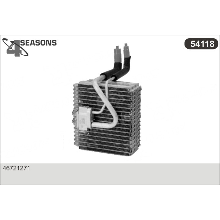 54118  EVAPORATOR FIAT BARCHETTA/PUNTO