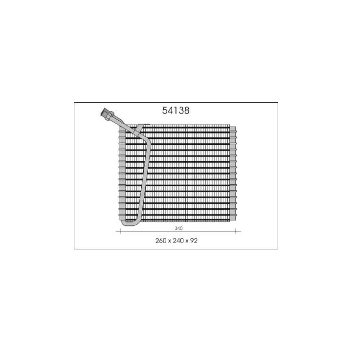 54138  EVAPORATOR VOLVO 740/940