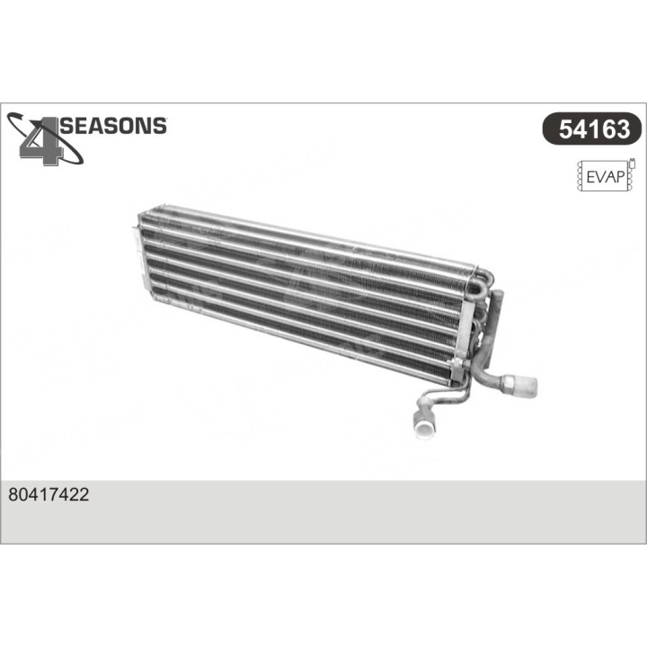 54163  EVAPORATOR CLAAS 6 SERIES 56 / 66 / 76