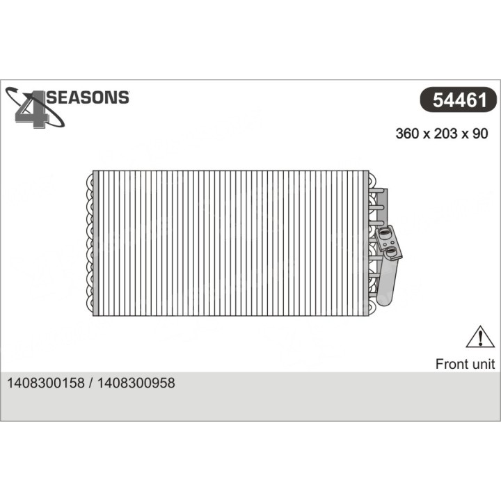 54461  EVAPORATOR MB W140