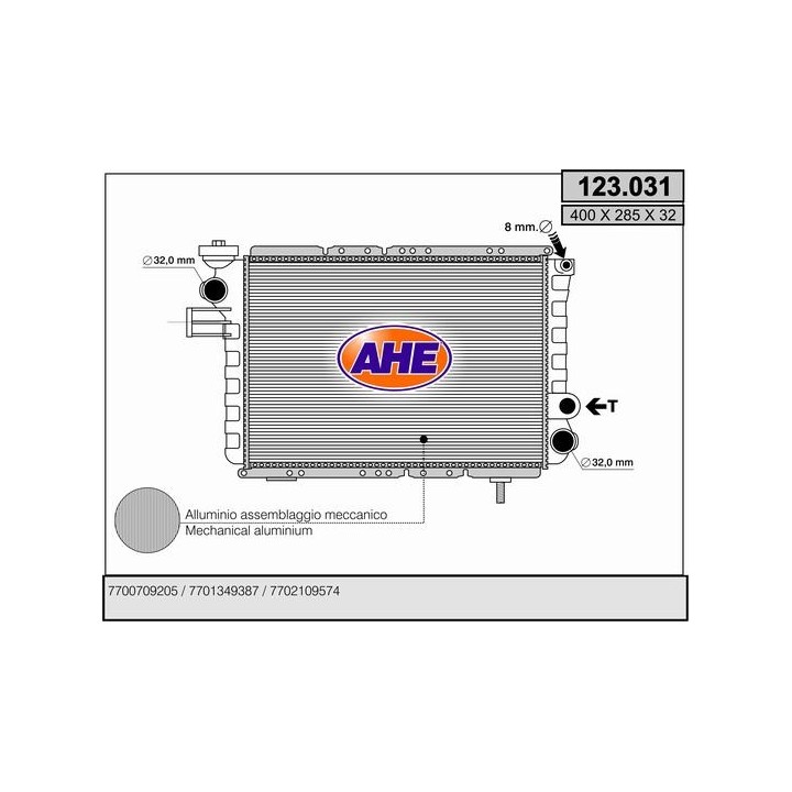 123031  RENAULT R 5 I 0.8-1.0-1.1-1.3
