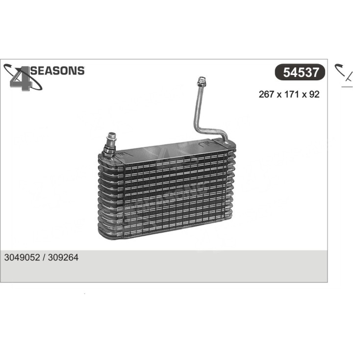 54537  EVAPORATOR  PONTIAC/CHEVROLET