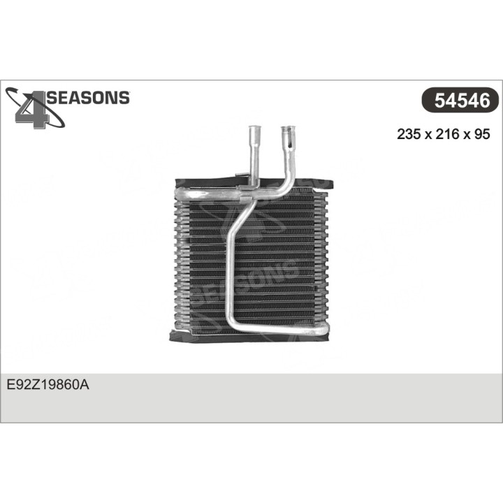 54546  EVAPORATOR FORD