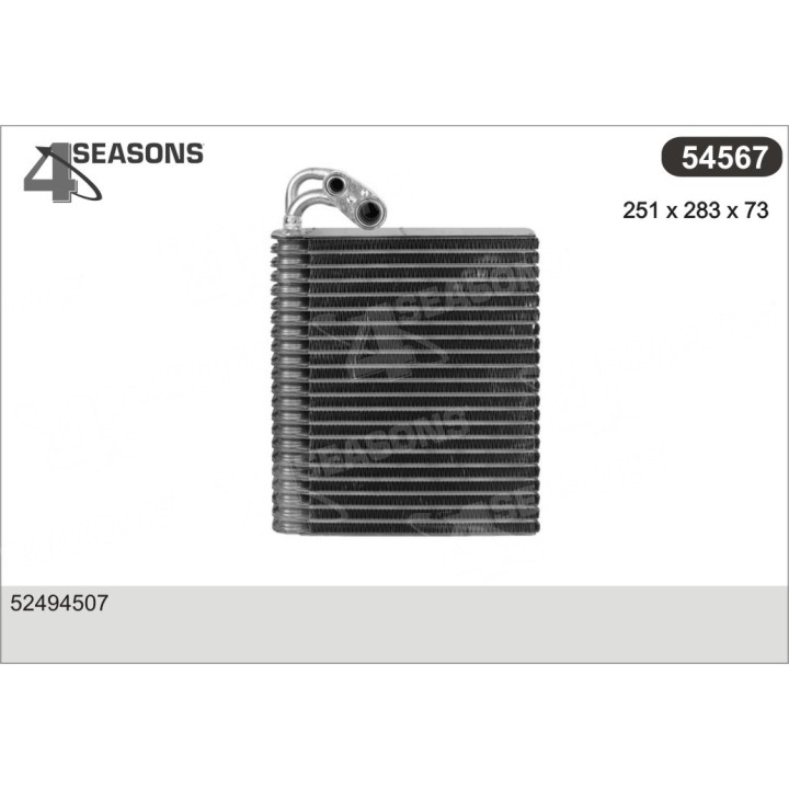 54567  EVAPORATOR GM 97-01