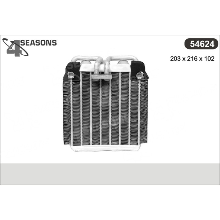 54624  EVAPORATOR HILUX/TOYOTA