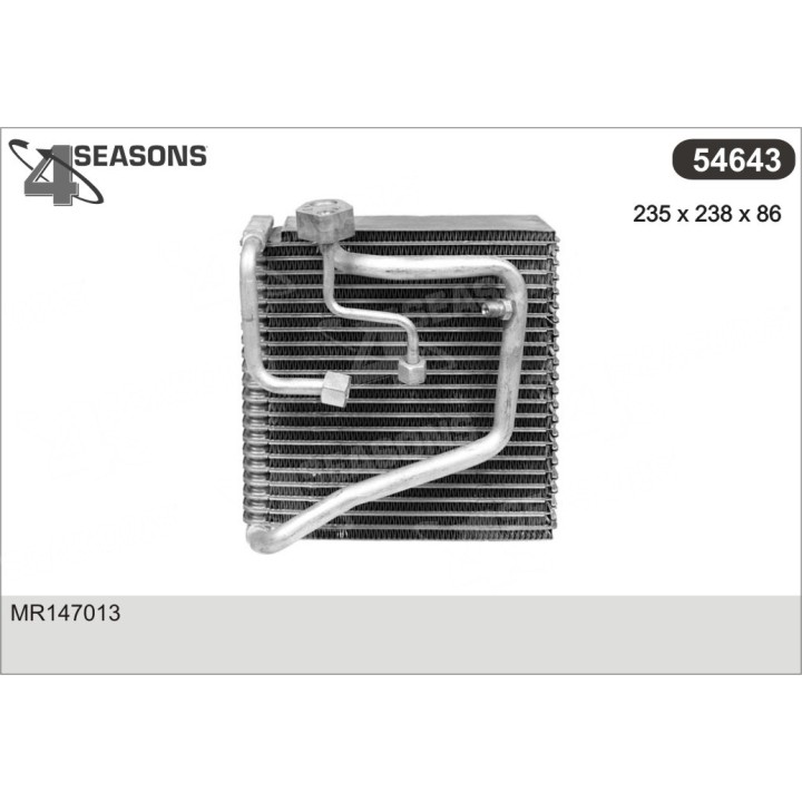 54643  EVAPORATOR MITSUBISHI GALANT