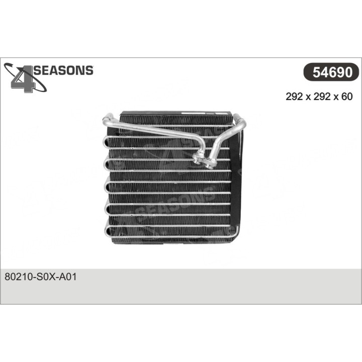 54690  EVAPORATOR HONDA SHUTTLE (RA)