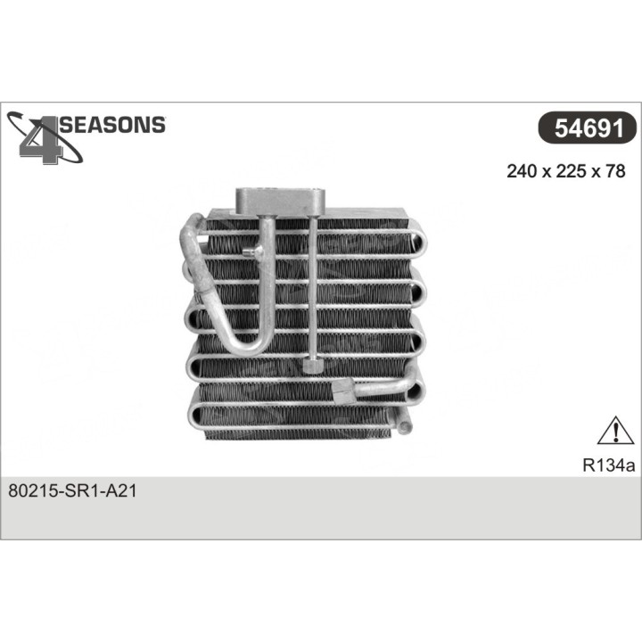 54691  EVAPORATOR HONDA CIVIC