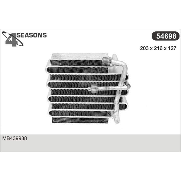 54698  EVAPORATOR MITSUBISHI ECLIPSE