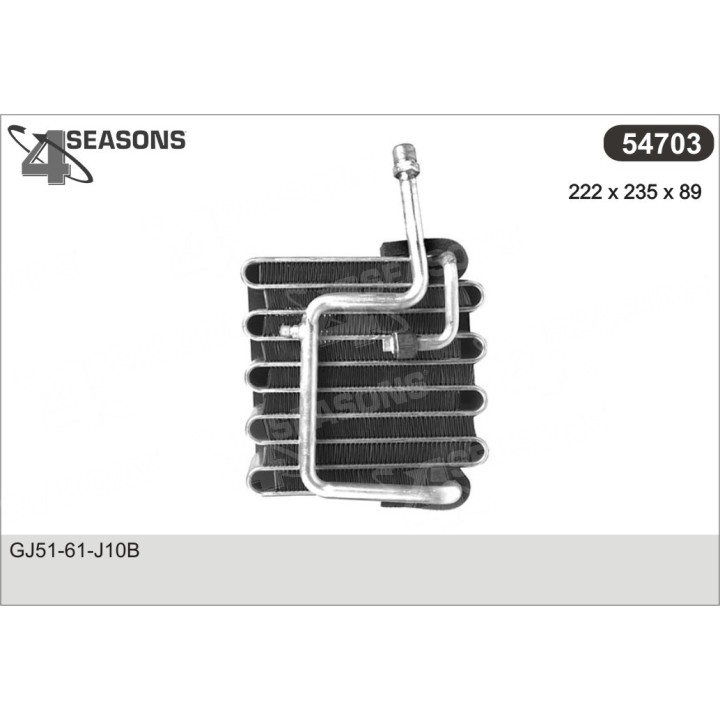 54703  EVAPORATOR MAZDA 626