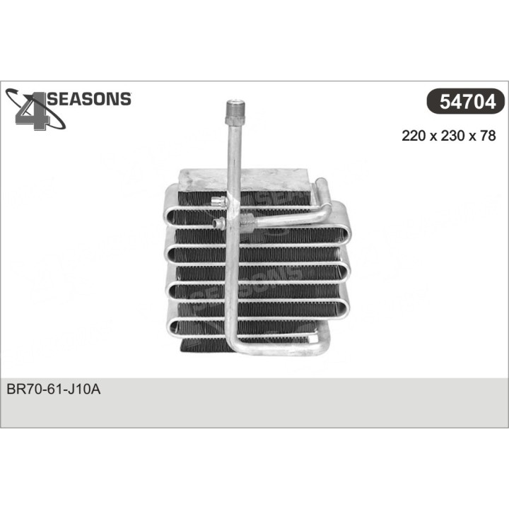 54704  EVAPORATOR MAZDA 323F