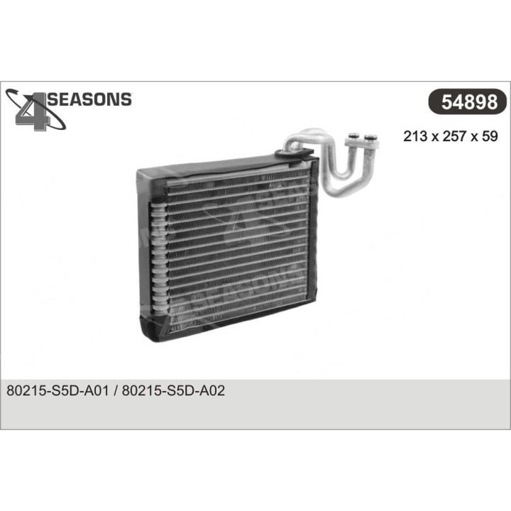 54898  EVAPORATOR HONDA CIVIC  01-05