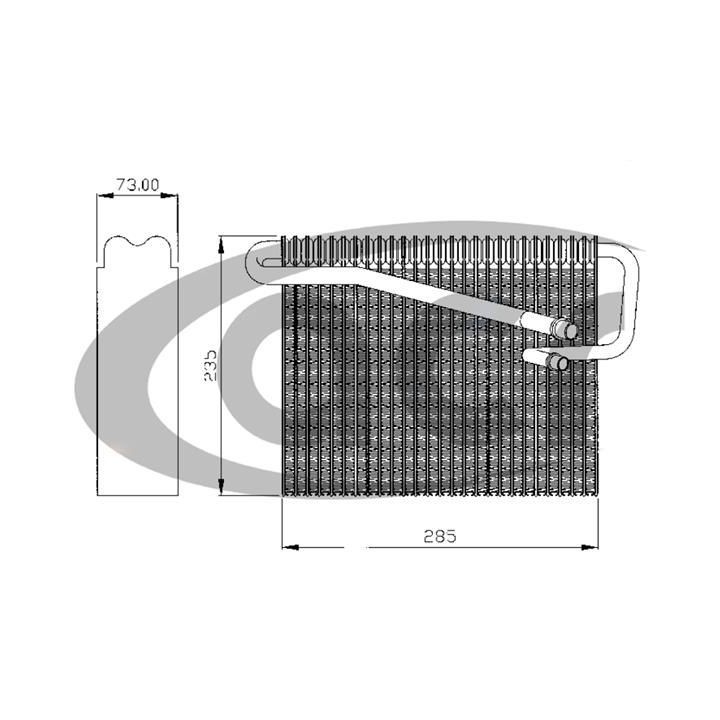 55301  Evaporador OPEL ASTRA G
